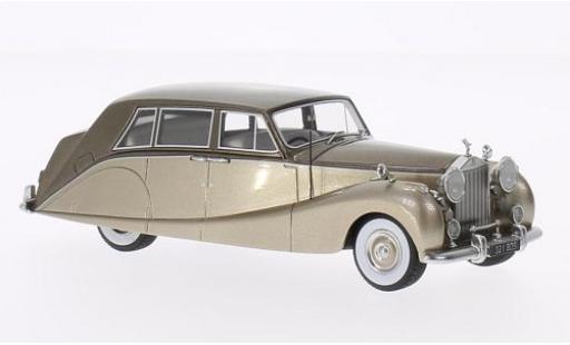 Miniature Rolls Royce Silver Wraith 1/43 BoS Models Empress Line by Hooper metallise beige/metallise marron 1956 Rolls Royce Silver Wraith 1/43 BoS Models Empress Line by Hooper metallise beige/metallise marron 1956 miniature