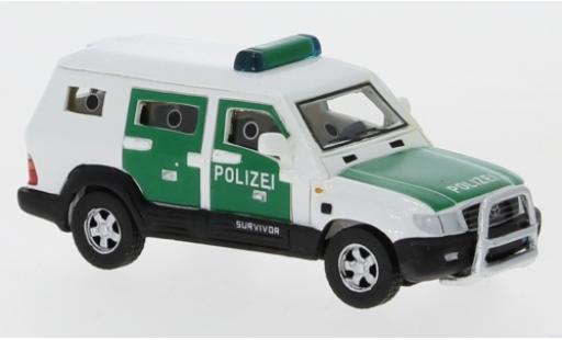 Miniature Toyota Land Cruiser 1/87 BoS Models Survivor Polizei 2004 Toyota Land Cruiser 1/87 BoS Models Survivor Polizei 2004 miniature