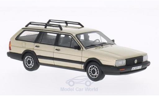 Miniature Volkswagen Passat 1/43 BoS Models Variant GT Syncro metallise beige 1985 Volkswagen Passat 1/43 BoS Models Variant GT Syncro metallise beige 1985 miniature