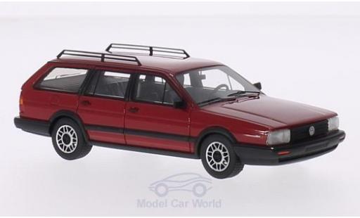 Miniature Volkswagen Passat 1/43 BoS Models Variant GT Syncro rouge 1985 Volkswagen Passat 1/43 BoS Models Variant GT Syncro rouge 1985 miniature