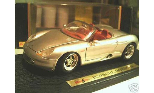 Porsche Boxster Base 1/18 Maisto grise miniature