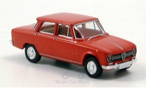 Miniature Alfa Romeo Giulia 1/87 Brekina 1300 rouge 1964 Alfa Romeo Giulia 1/87 Brekina 1300 rouge 1964 miniature