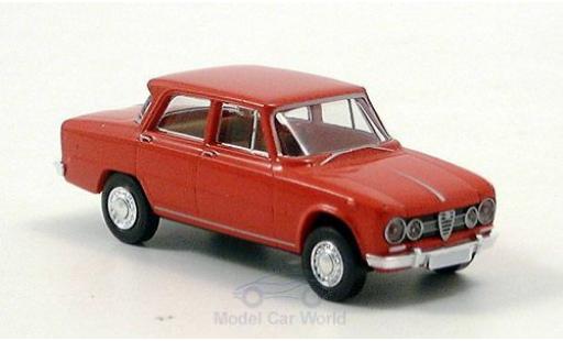 Miniature Alfa Romeo Giulia 1/87 Brekina 1600 rouge ohne Vitrine Alfa Romeo Giulia 1/87 Brekina 1600 rouge ohne Vitrine miniature
