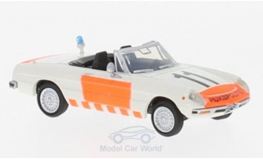 Miniature Alfa Romeo Spider 1/87 Brekina 2000 Fastback Rijkspolitie Alfa Romeo Spider 1/87 Brekina 2000 Fastback Rijkspolitie miniature
