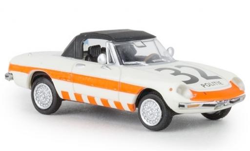 Miniature Alfa Romeo Spider 1/87 Brekina Politie 32 1969 geschlossen TD Alfa Romeo Spider 1/87 Brekina Politie 32 1969 geschlossen TD miniature
