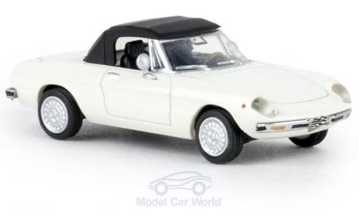 Miniature Alfa Romeo Spider 1/87 Brekina blanche 1969 geschlossen TD Alfa Romeo Spider 1/87 Brekina blanche 1969 geschlossen TD miniature
