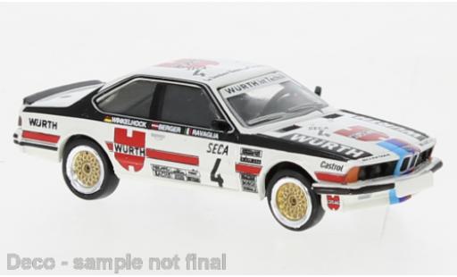 Bmw 635 1/87 Brekina CSi No.4 Würth 1984 miniature