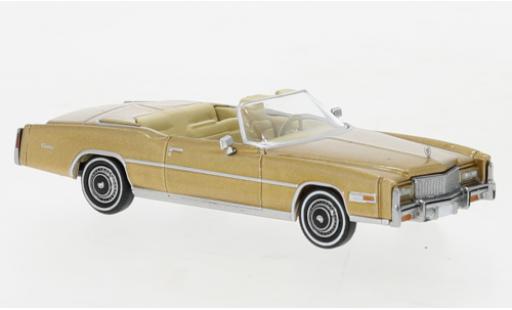 Miniature Cadillac Eldorado 1/87 Brekina Cabriolet metallise beige 1976 Cadillac Eldorado 1/87 Brekina Cabriolet metallise beige 1976 miniature