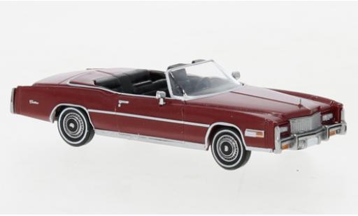 Miniature Cadillac Eldorado 1/87 Brekina Cabriolet metallise rouge foncé 1976 Cadillac Eldorado 1/87 Brekina Cabriolet metallise rouge foncé 1976 miniature