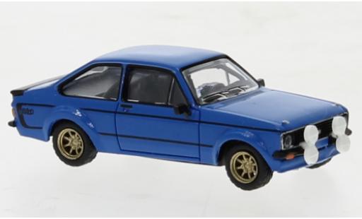 Ford Escort 1/87 Brekina RS 1800 bleu 1976 miniature