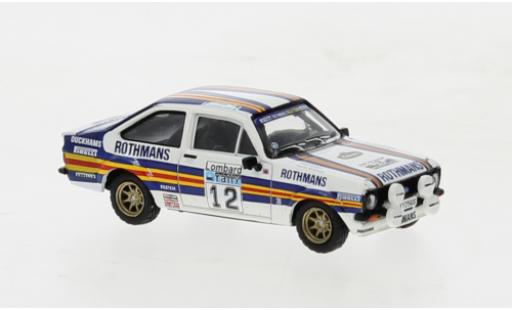 Ford Escort 1/87 Brekina RS 1800 No.12 Rallye RAC Lombard 1981 miniature