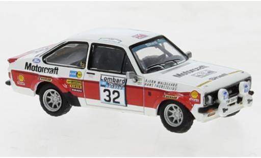 Ford Escort 1/87 Brekina RS 1800 No.32 Rallye RAC Lombard 1976 miniature