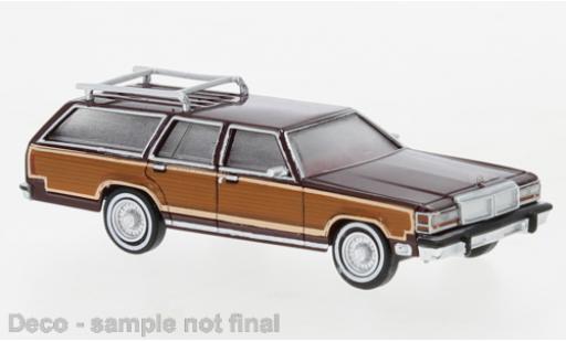 Miniature Ford LTD 1/87 Brekina Country Squire metallise rouge/Dekor 1979 Ford LTD 1/87 Brekina Country Squire metallise rouge/Dekor 1979 miniature