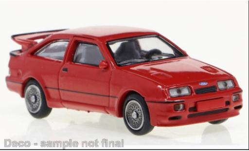 Ford Sierra 1/87 Brekina RS Cosworth rouge 1988 miniature