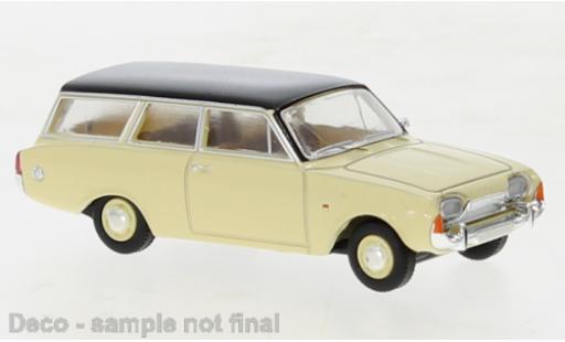 Miniature Ford Taunus 1/87 Brekina P3 Turnier beige/grise 1964 Ford Taunus 1/87 Brekina P3 Turnier beige/grise 1964 miniature
