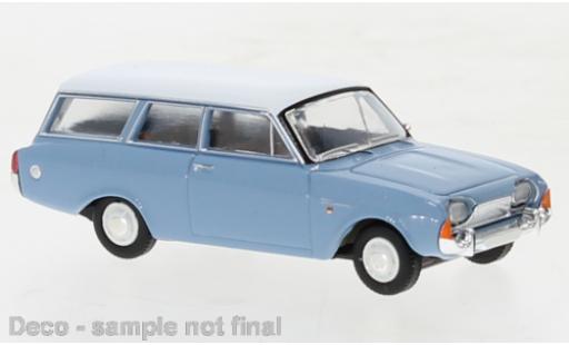 Miniature Ford Taunus 1/87 Brekina P3 Turnier bleu clair/blanche 1964 Ford Taunus 1/87 Brekina P3 Turnier bleu clair/blanche 1964 miniature