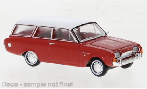 Miniature Ford Taunus 1/87 Brekina P3 Turnier rouge/blanche 1964 Ford Taunus 1/87 Brekina P3 Turnier rouge/blanche 1964 miniature