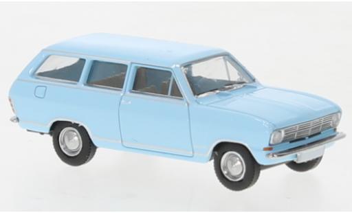 Miniature Opel Kadett 1/87 Brekina B Caravan bleu clair 1965 Opel Kadett 1/87 Brekina B Caravan bleu clair 1965 miniature