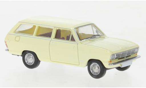 Miniature Opel Kadett 1/87 Brekina B Caravan jaune clair 1965 Opel Kadett 1/87 Brekina B Caravan jaune clair 1965 miniature
