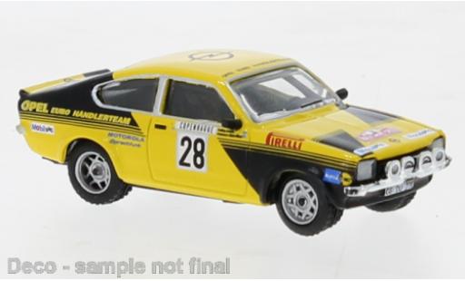 Miniature Opel Kadett 1/87 Brekina C GT/E No.28 Rallye Monte Carlo 1976 Opel Kadett 1/87 Brekina C GT/E No.28 Rallye Monte Carlo 1976 miniature