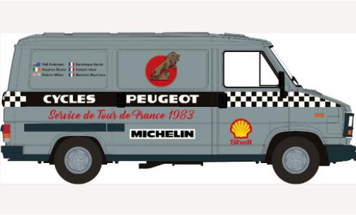 Miniature Peugeot J5 1/87 Brekina fourgon TdF 1983 1982 Peugeot J5 1/87 Brekina fourgon TdF 1983 1982 miniature