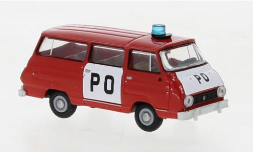 Skoda 1203 1/87 Brekina bus rouge PO 1969 miniature