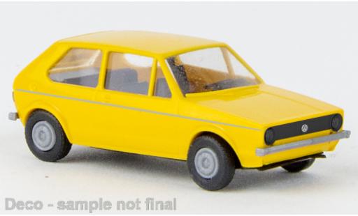 Miniature Volkswagen Golf 1/87 Brekina I jaune 1974 Volkswagen Golf 1/87 Brekina I jaune 1974 miniature