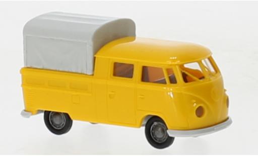 Miniature Volkswagen T1 1/87 Brekina b Doka jaune 1960 Volkswagen T1 1/87 Brekina b Doka jaune 1960 miniature