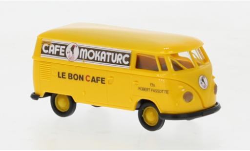 Miniature Volkswagen T1 1/87 Brekina b fourgon Cafe Mokaturc 1960 Volkswagen T1 1/87 Brekina b fourgon Cafe Mokaturc 1960 miniature