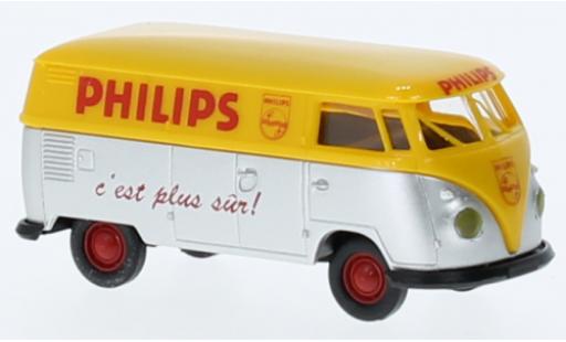 Miniature Volkswagen T1 1/87 Brekina b fourgon Philips Philips 1960 Volkswagen T1 1/87 Brekina b fourgon Philips Philips 1960 miniature