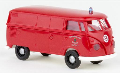 Miniature Volkswagen T1 1/87 Brekina b fourgon pompiers Solingen 1960 Volkswagen T1 1/87 Brekina b fourgon pompiers Solingen 1960 miniature