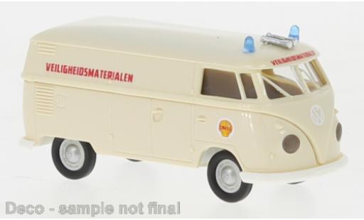 Miniature Volkswagen T1 1/87 Brekina b fourgon S Veiligheidsmaterialen 1960 Volkswagen T1 1/87 Brekina b fourgon S Veiligheidsmaterialen 1960 miniature