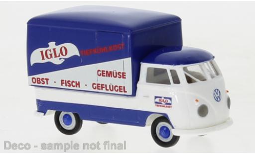 Miniature Volkswagen T1 1/87 Brekina b Großraum-wagon conteneur Iglo 1960 Volkswagen T1 1/87 Brekina b Großraum-wagon conteneur Iglo 1960 miniature