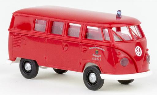 Miniature Volkswagen T1 1/87 Brekina b KTW pompiers Solingen 1960 Volkswagen T1 1/87 Brekina b KTW pompiers Solingen 1960 miniature