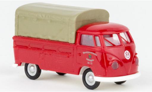 Miniature Volkswagen T1 1/87 Brekina b plateforme pompiers Solingen 1960 Volkswagen T1 1/87 Brekina b plateforme pompiers Solingen 1960 miniature