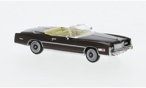 Miniature Cadillac Eldorado 1/87 Brekina Cabriolet metallise marron 1976 1:87 Cadillac Eldorado 1/87 Brekina Cabriolet metallise marron 1976 1:87 miniature