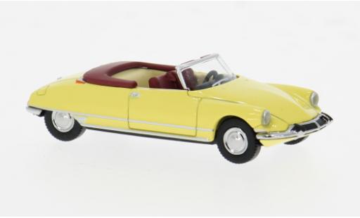 Miniature Citroen DS 1/87 Brekina Cabrio jaune 1963 1:87 Citroen DS 1/87 Brekina Cabrio jaune 1963 1:87 miniature