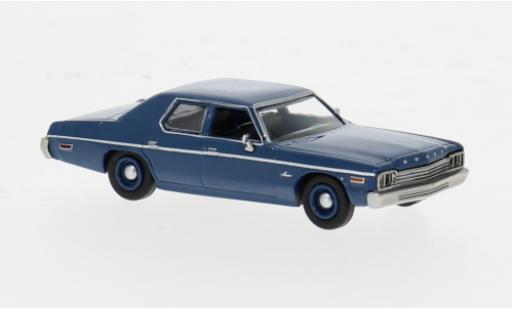 Dodge Monaco 1/87 Brekina bleue 1974 1:87 miniature
