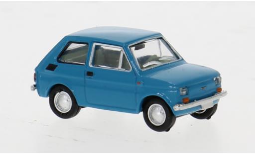 Miniature Fiat 126 1/87 Brekina Drummer bleue 1972 1:87 Fiat 126 1/87 Brekina Drummer bleue 1972 1:87 miniature