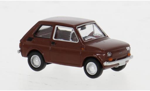 Miniature Fiat 126 1/87 Brekina Drummer marron 1972 1:87 Fiat 126 1/87 Brekina Drummer marron 1972 1:87 miniature