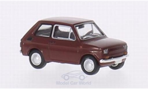 Miniature Fiat 126 1/87 Brekina rouge Fiat 126 1/87 Brekina rouge miniature
