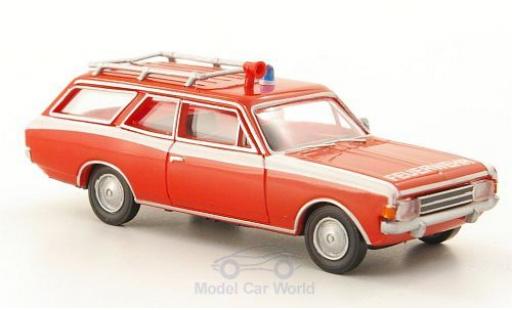 Miniature Opel Rekord 1/87 Brekina C Caravan Feuerwehr Opel Rekord 1/87 Brekina C Caravan Feuerwehr miniature