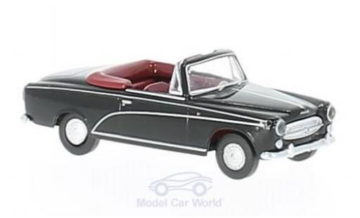 Peugeot 403 1/87 Brekina Cabrio de Luxe noire miniature