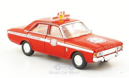 Ford 17M 1/87 Brekina 17m (P7b) AVD Verkehrs Hilfsdienst miniature