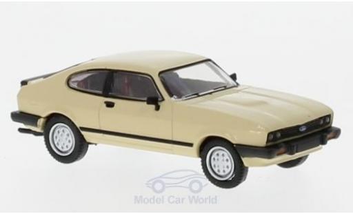 Ford Capri 1/87 Brekina MKIII beige 1981 miniature