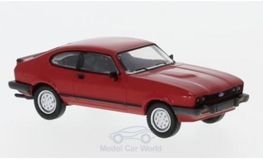 Ford Capri 1/87 Brekina MKIII rouge 1981 miniature