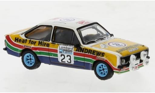 Ford Escort 1/87 Brekina RS 1800 No.23 Rallye RAC Lombard 1977 1:87 miniature