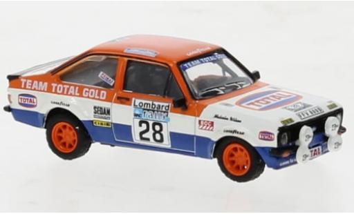 Ford Escort 1/87 Brekina RS 1800 No.28 Rallye RAC Lombard 1979 1:87 miniature