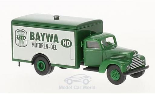 Miniature Ford FK 1/87 Brekina 3500 Koffer BayWa Motoren Oel Ford FK 1/87 Brekina 3500 Koffer BayWa Motoren Oel miniature