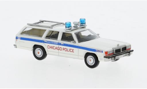 Ford LTD 1/87 Brekina Station Wagon Chicago Police 1979 1:87 miniature